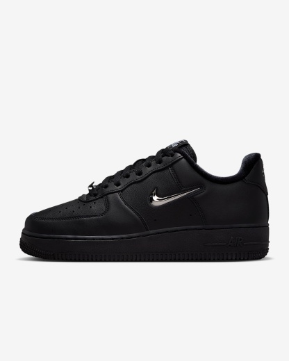 Nike Air Force 1 '07 Schuh (Damen) – Schwarz/Wolf Grey/Metallic Silver