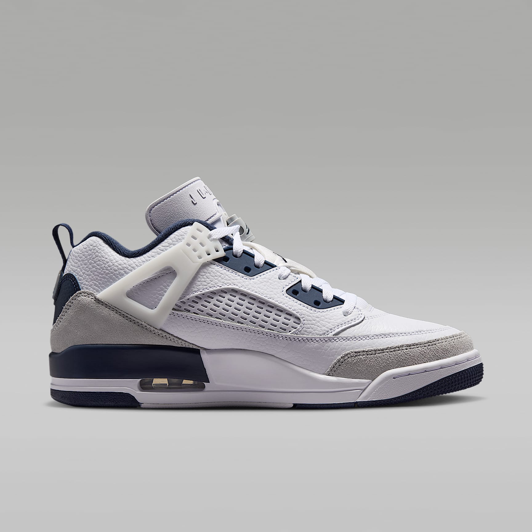 Jordan Spizike Low Schuh (Herren) – Weiß/Grey Fog/Pink Foam/Obsidian