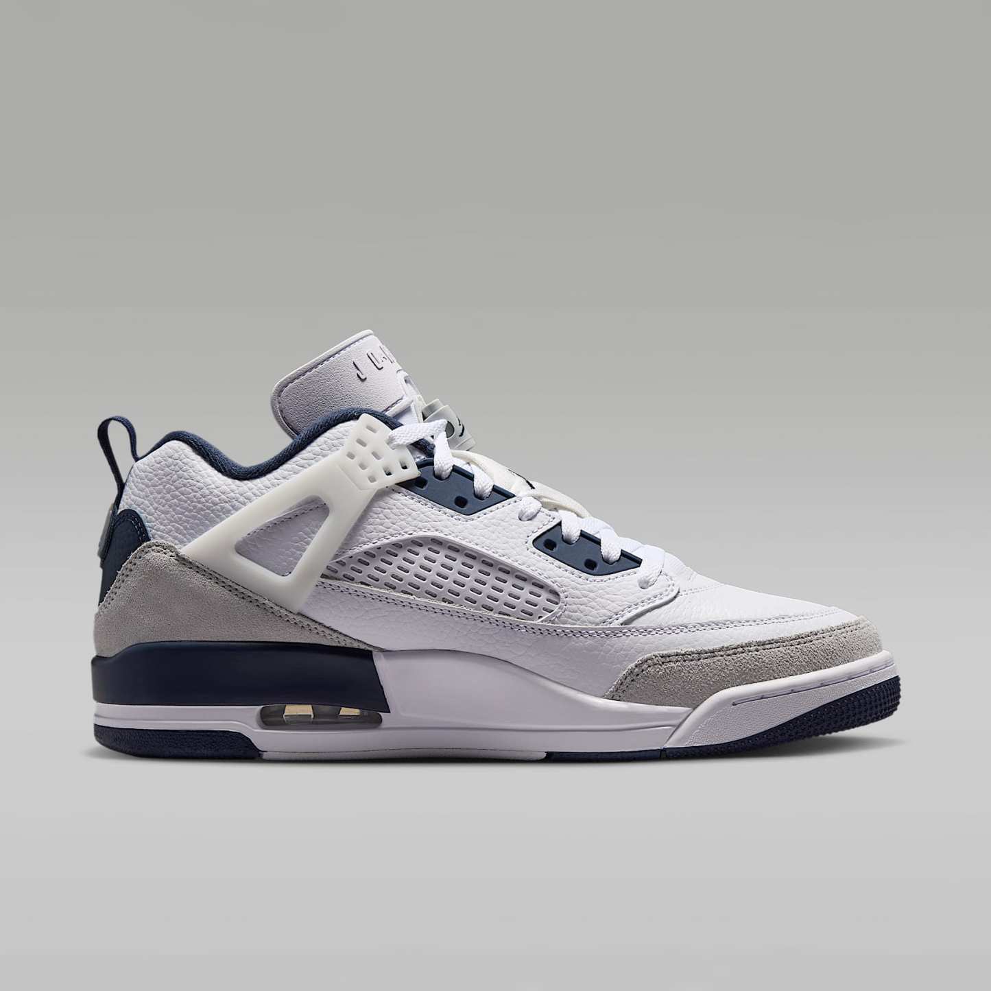 Jordan Spizike Low Schuh (Herren) – Weiß/Grey Fog/Pink Foam/Obsidian