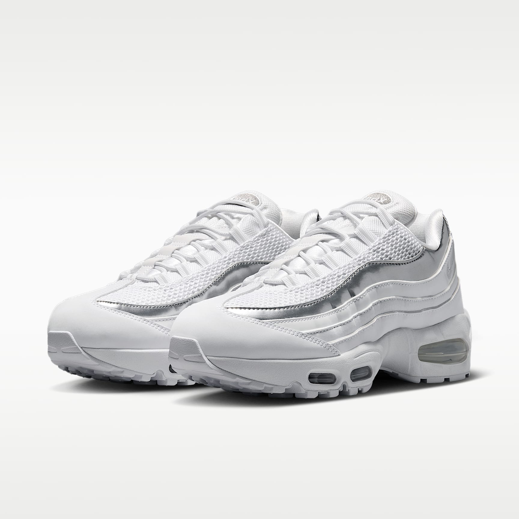 Nike Air Max 95 SE Schuh (Damen) – Weiß/Light Charcoal/Metallic Silver/Pure Platinum