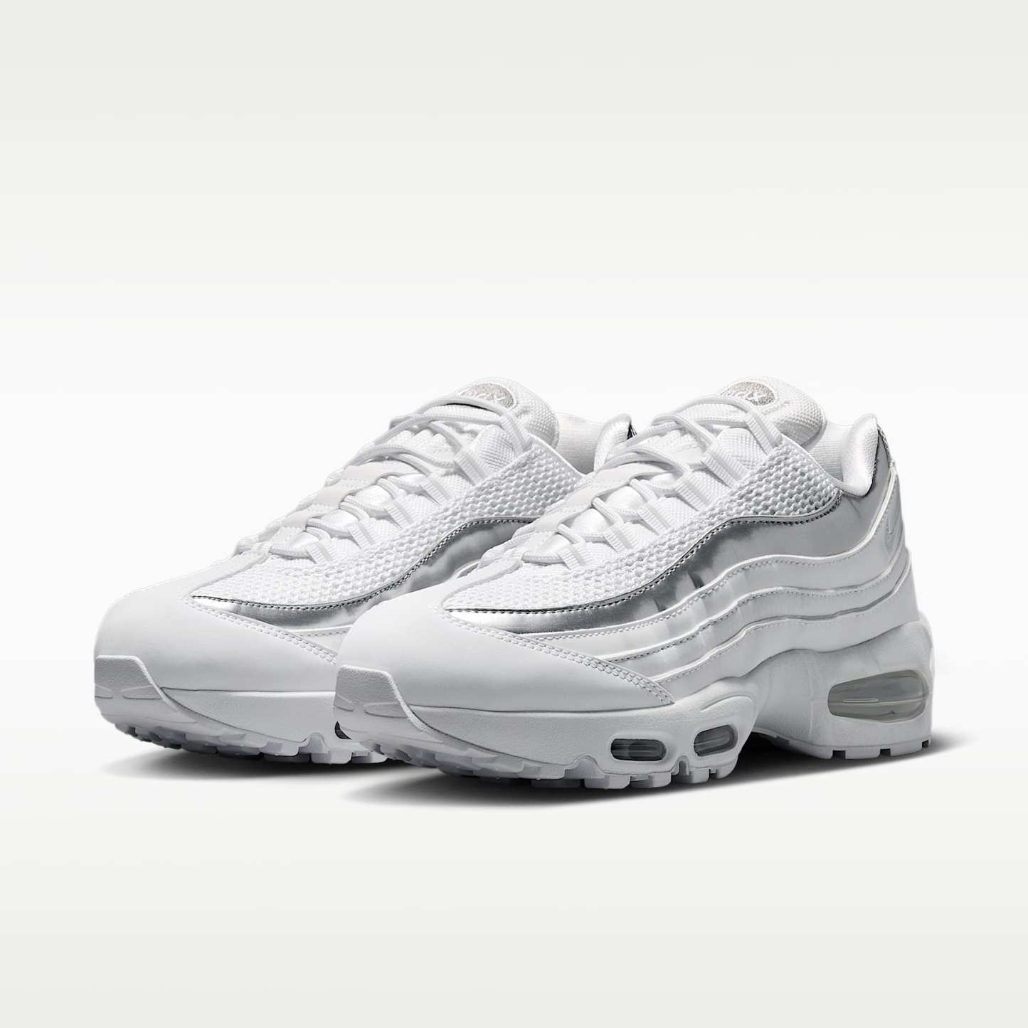 Nike Air Max 95 SE Schuh (Damen) – Weiß/Light Charcoal/Metallic Silver/Pure Platinum