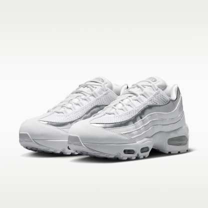 Nike Air Max 95 SE Schuh (Damen) – Weiß/Light Charcoal/Metallic Silver/Pure Platinum