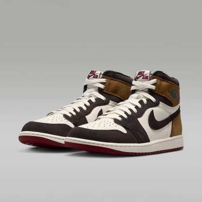 Air Jordan 1 Retro High OG "Love Letter" Schuh (Herren) – Shadow Brown/Light British Tan/Team Red
