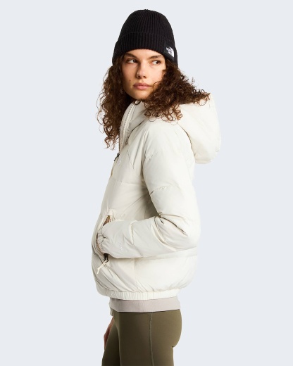 Hydrenalite™ Daunenjacke mit Kapuze Damen – White Dune