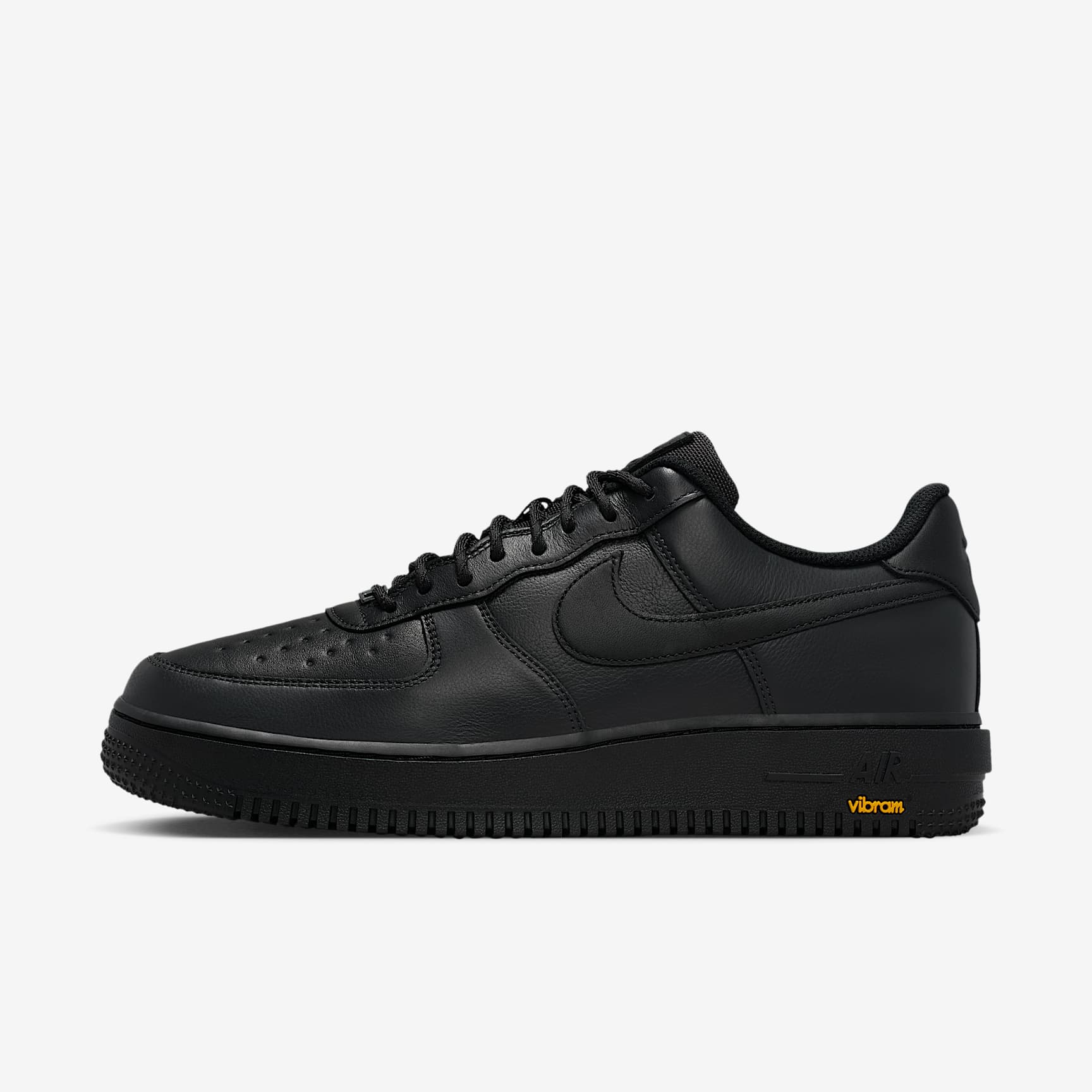 Air Force 1 GORE-TEX Vibram Schuh (Herren) – Off Noir/Speed Yellow/Schwarz