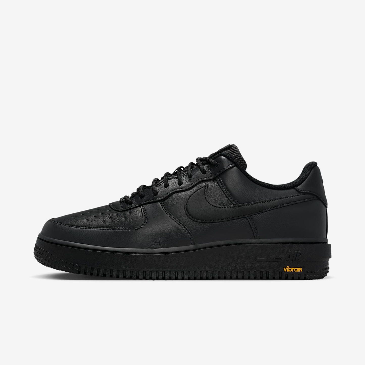 Air Force 1 GORE-TEX Vibram Schuh (Herren) – Off Noir/Speed Yellow/Schwarz