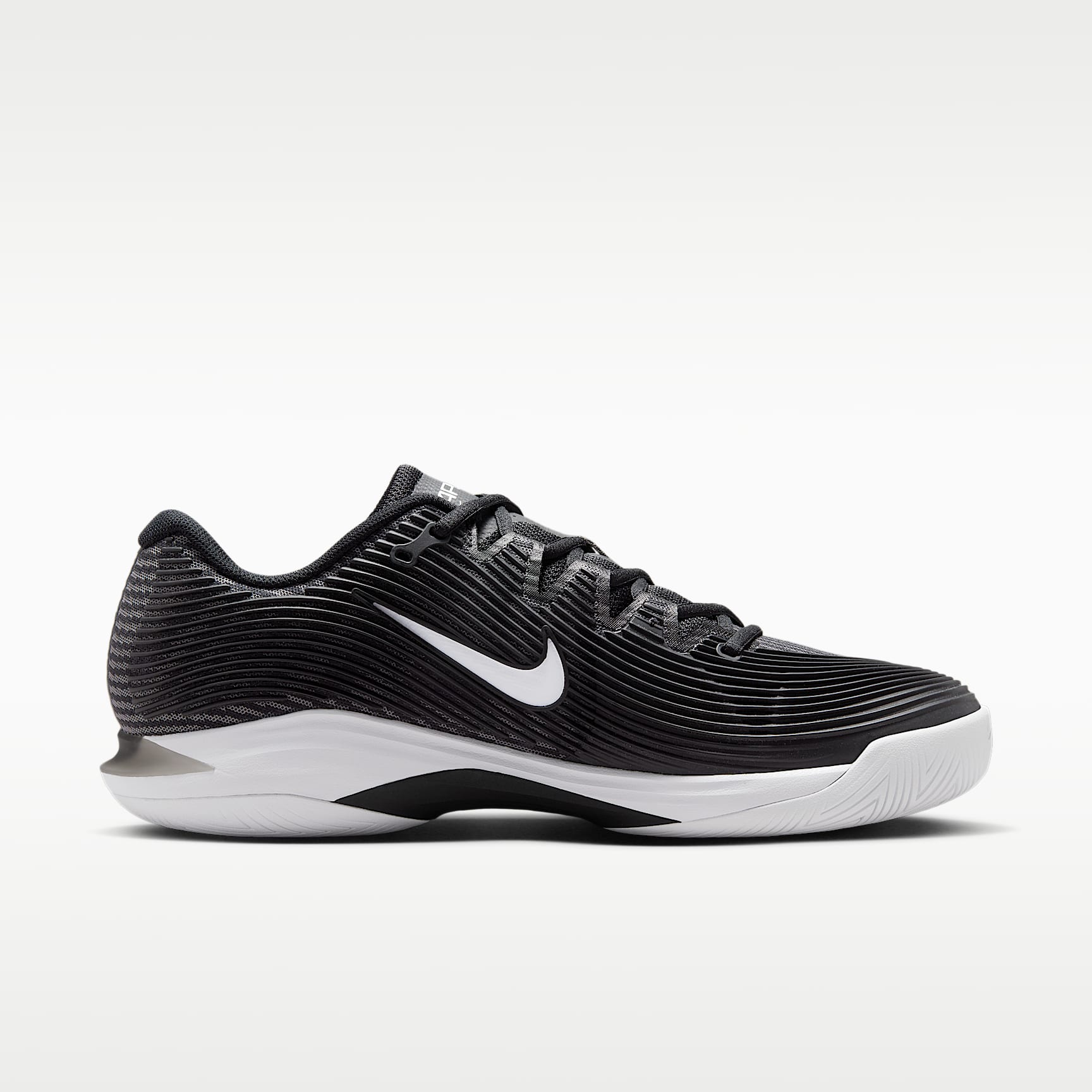 Nike Vapor 12 Tennisschuh für Hartplätze (Herren) – Schwarz/Dark Smoke Grey/Weiß