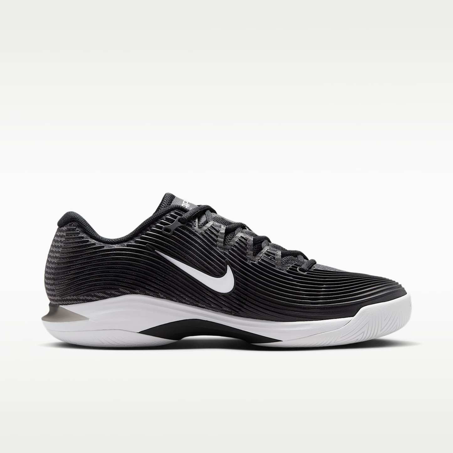 Nike Vapor 12 Tennisschuh für Hartplätze (Herren) – Schwarz/Dark Smoke Grey/Weiß