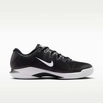 Nike Vapor 12 Tennisschuh für Hartplätze (Herren) – Schwarz/Dark Smoke Grey/Weiß