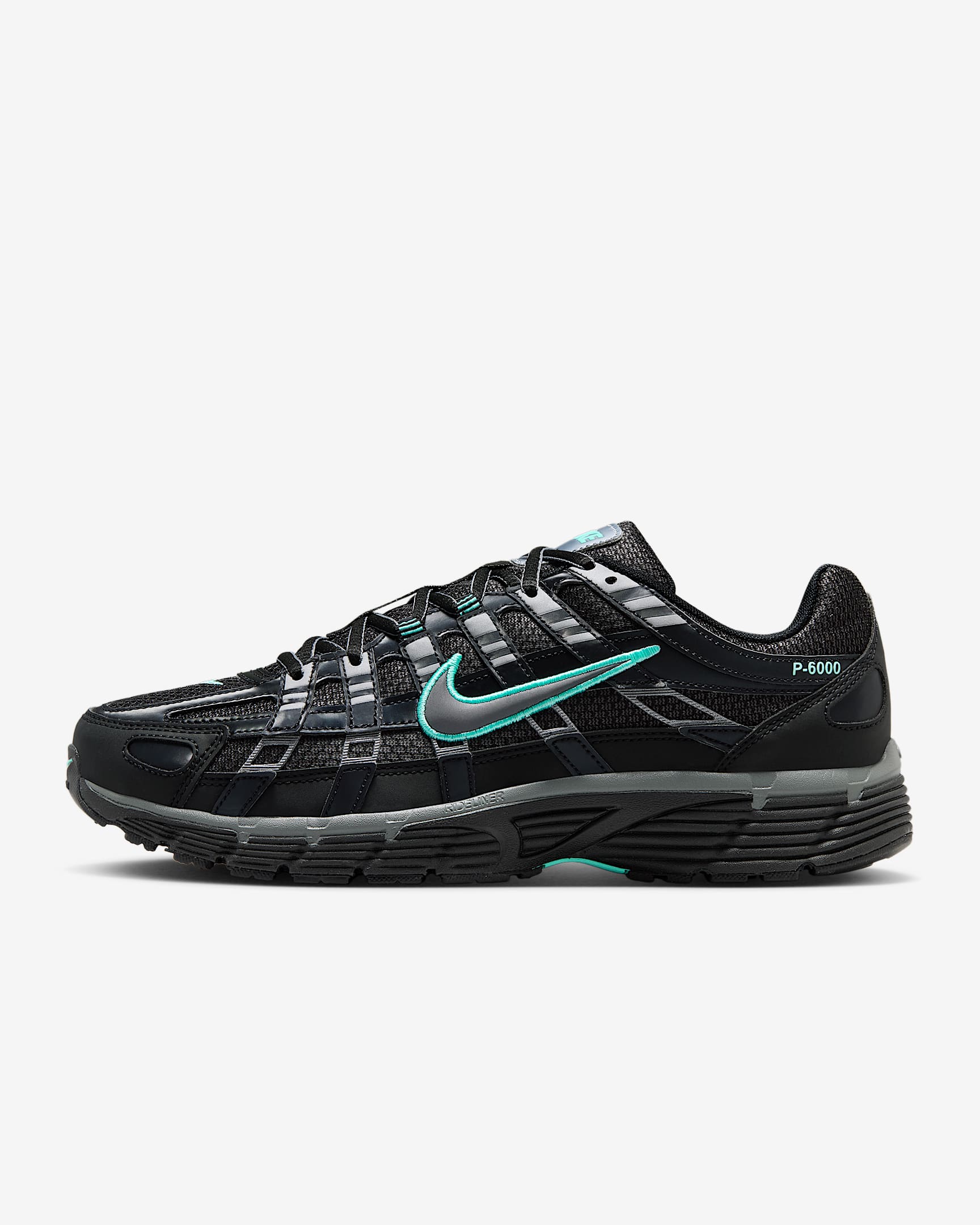 Nike P-6000 Schuh (Herren) – Schwarz/Hyper Turquoise/Cool Grey/Metallic Cool Grey