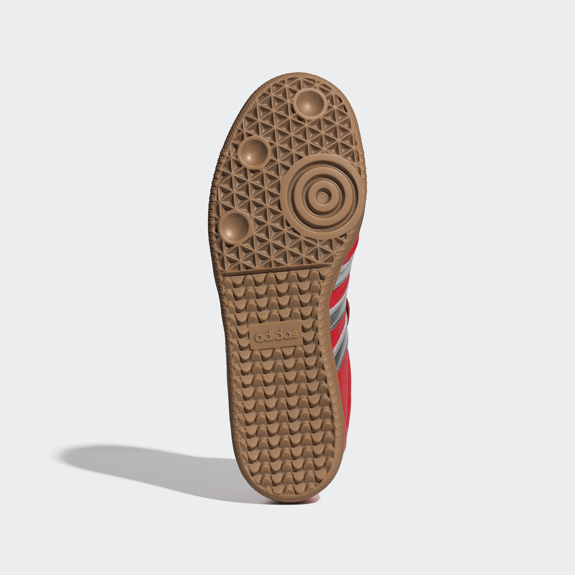 Samba LT Schuh – Better Scarlet / Silver Metallic / Gum – JS3938