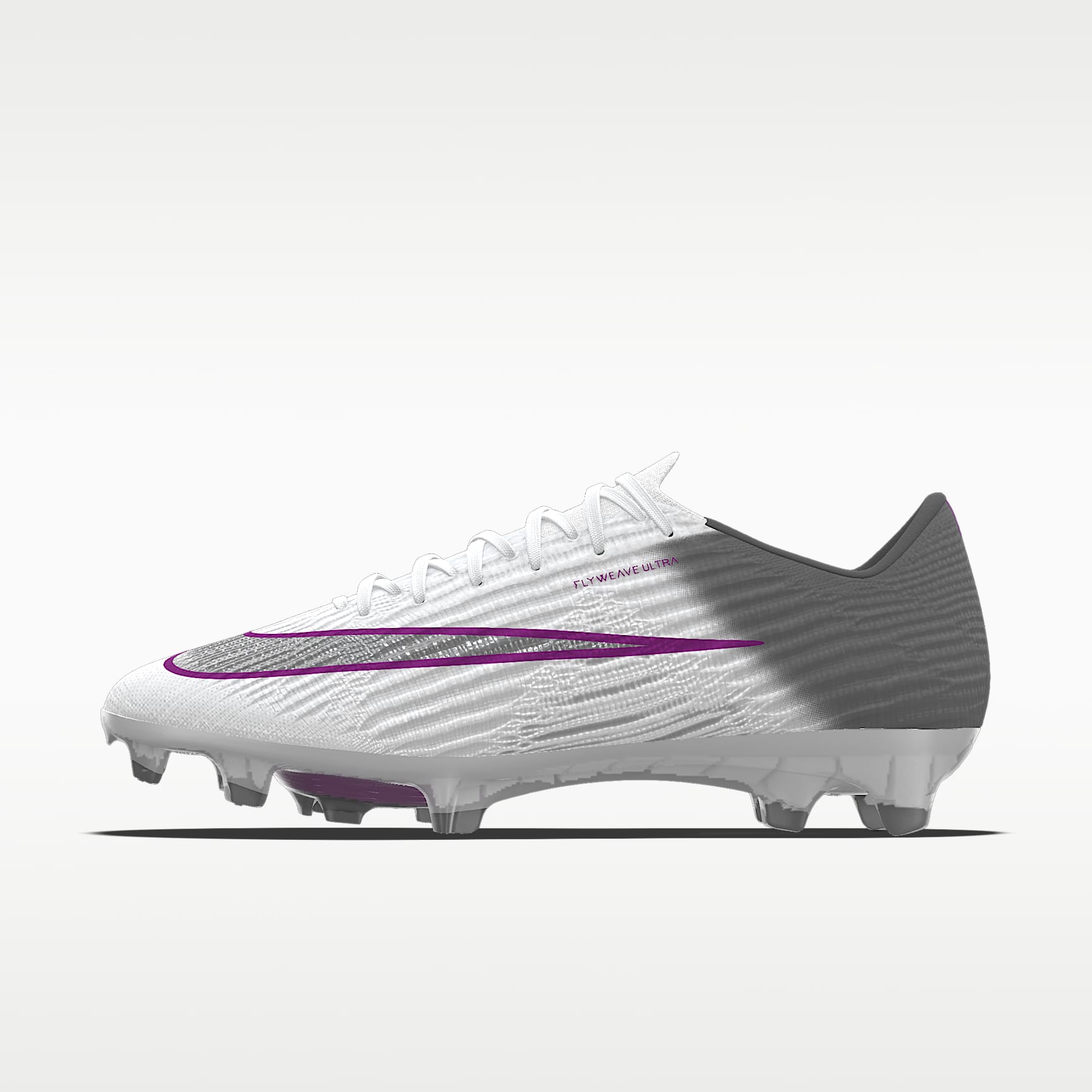 Nike Mercurial Superfly 11 Elite By You personalisierbarer Low-Top-Fußballschuh für normalen Rasen – Weiß/Weiß [7877710227]