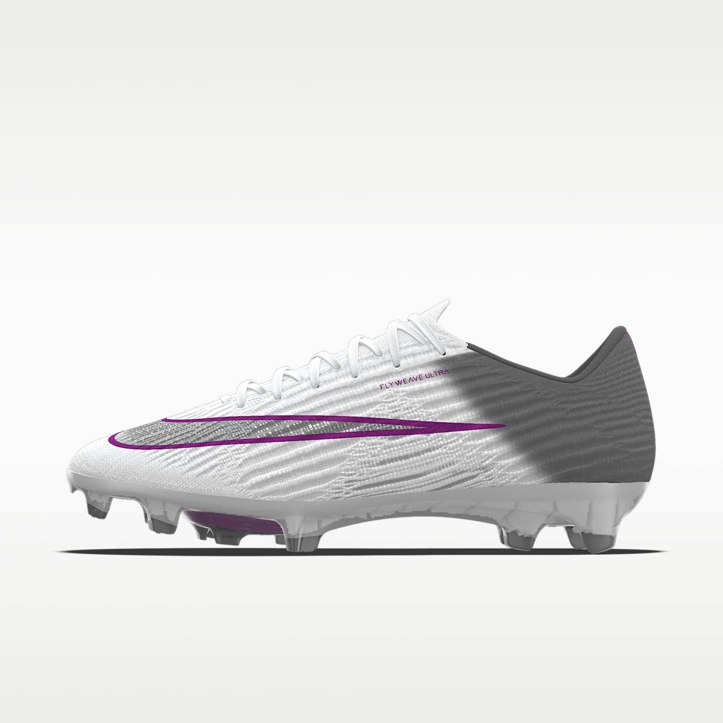 Nike Mercurial Superfly 11 Elite By You personalisierbarer Low-Top-Fußballschuh für normalen Rasen – Weiß/Weiß [7877710227]