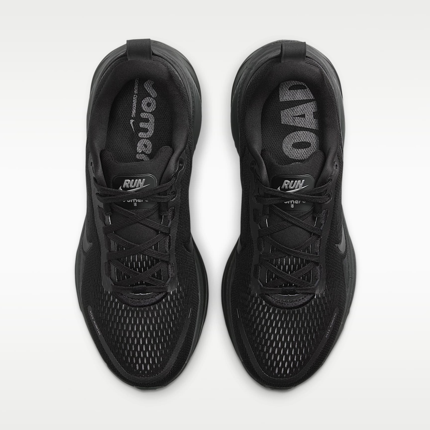 Nike Vomero 18 Straßenlaufschuh (Damen) – Schwarz/Dark Smoke Grey/Light Smoke Grey/Schwarz