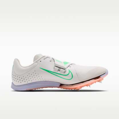 Nike Long Jump Elite Sprung-Spike für Leichtathletik – Summit White/Palest Purple/Jade Ice/Electro Green