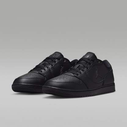 Jordan Court Connect Low Herrenschuhe – Schwarz/Dark Smoke Grey