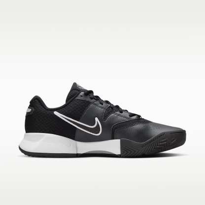 NikeCourt Lite 4 Herren-Tennisschuh für Sandplätze – Schwarz/Anthracite/Weiß