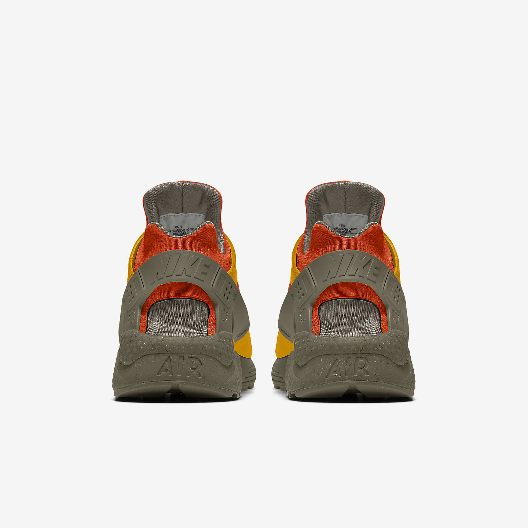 Nike Air Huarache By You personalisierbarer Damenschuh – Multi-Color/Multi-Color/Multi-Color [8657341190]