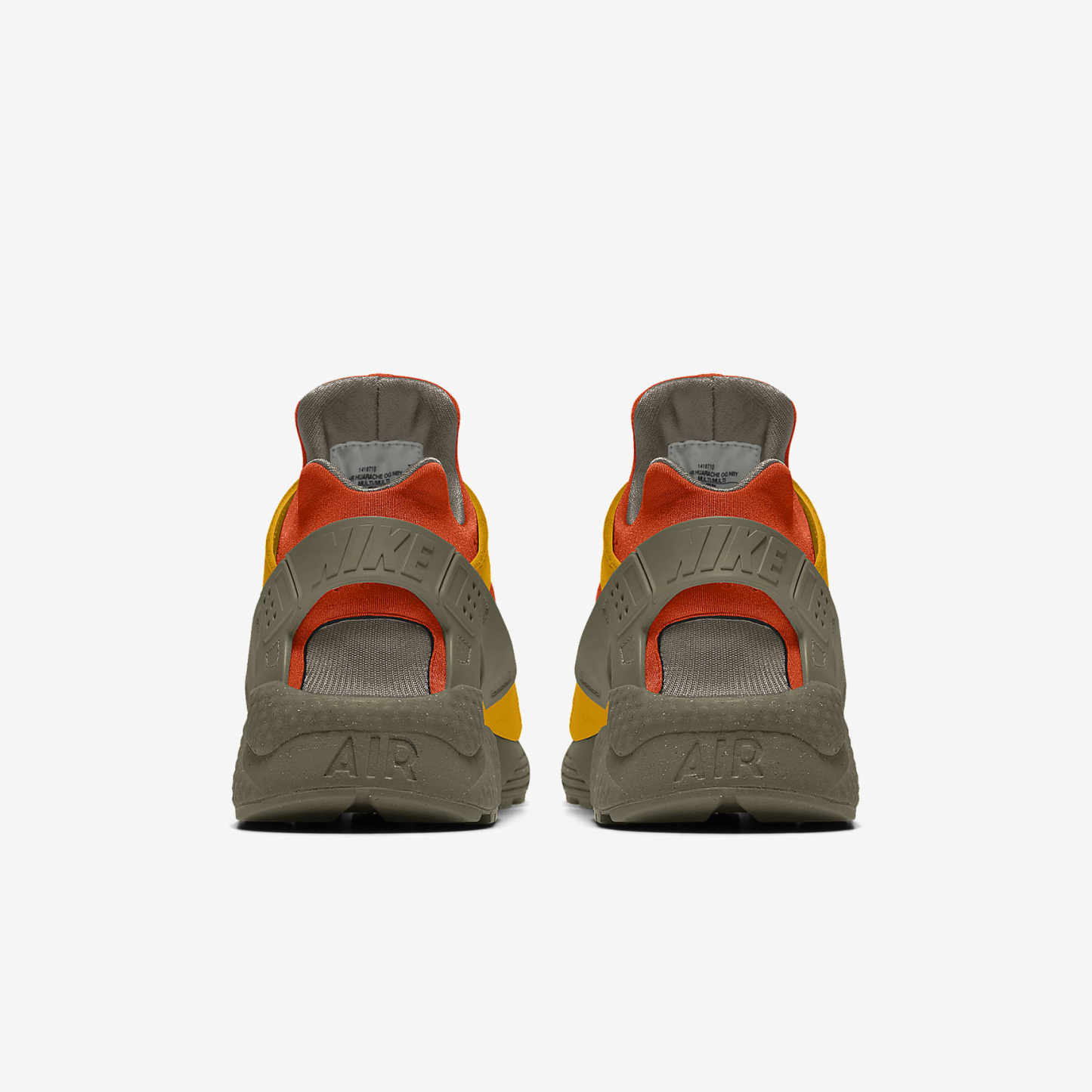 Nike Air Huarache By You personalisierbarer Damenschuh – Multi-Color/Multi-Color/Multi-Color [8657341190]