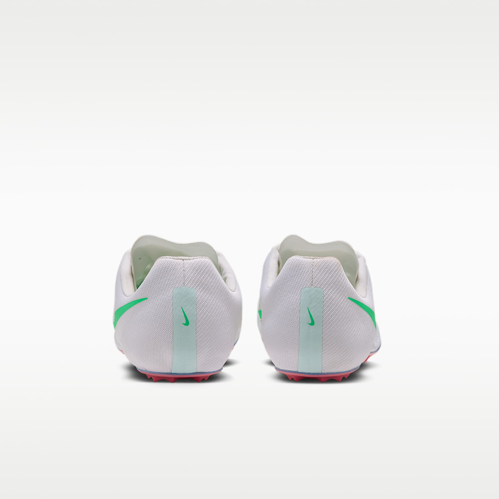 Nike Zoom Ja Fly 4 Laufspikes für Sprints – Summit White/Aluminum/Atomic Pink/Electro Green