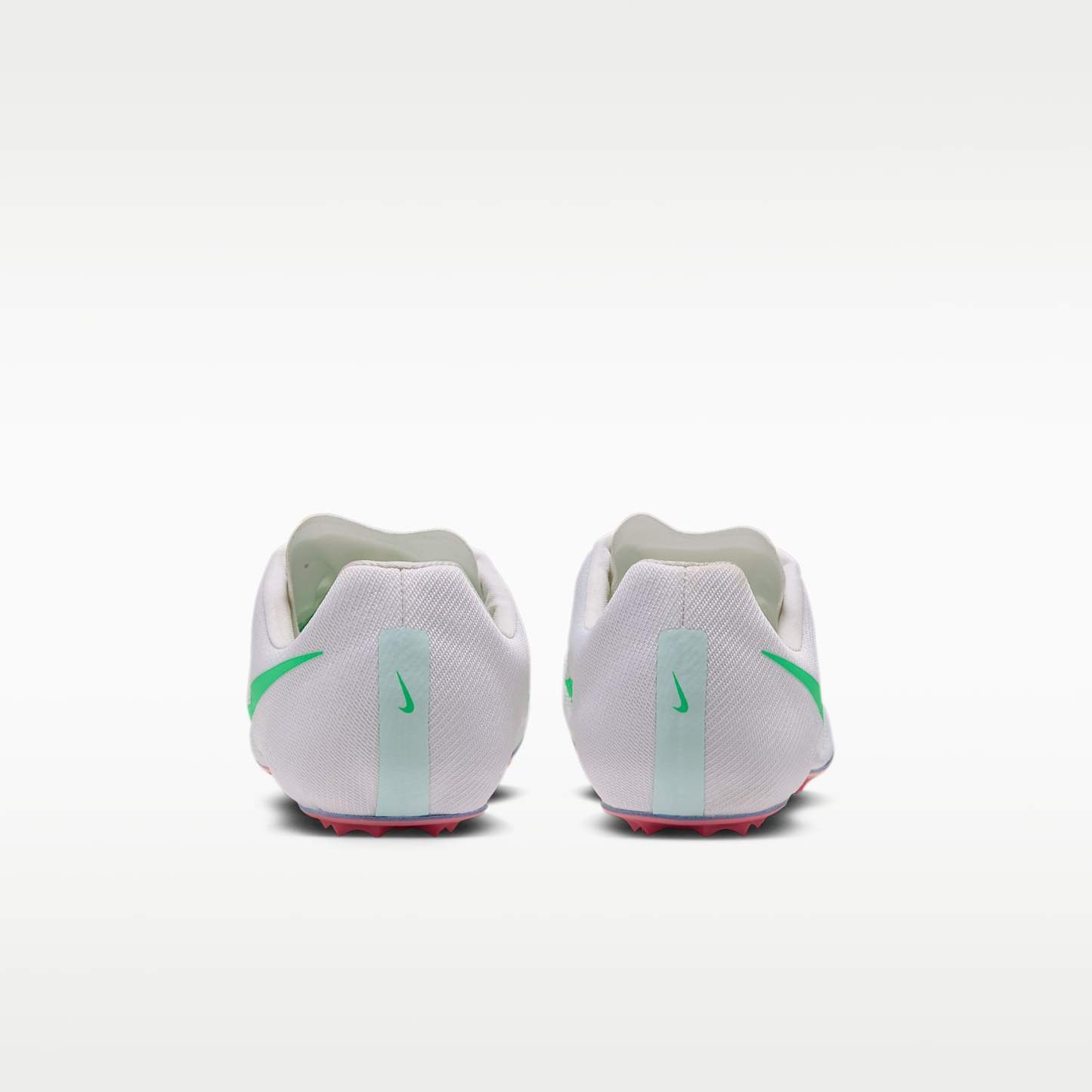 Nike Zoom Ja Fly 4 Laufspikes für Sprints – Summit White/Aluminum/Atomic Pink/Electro Green