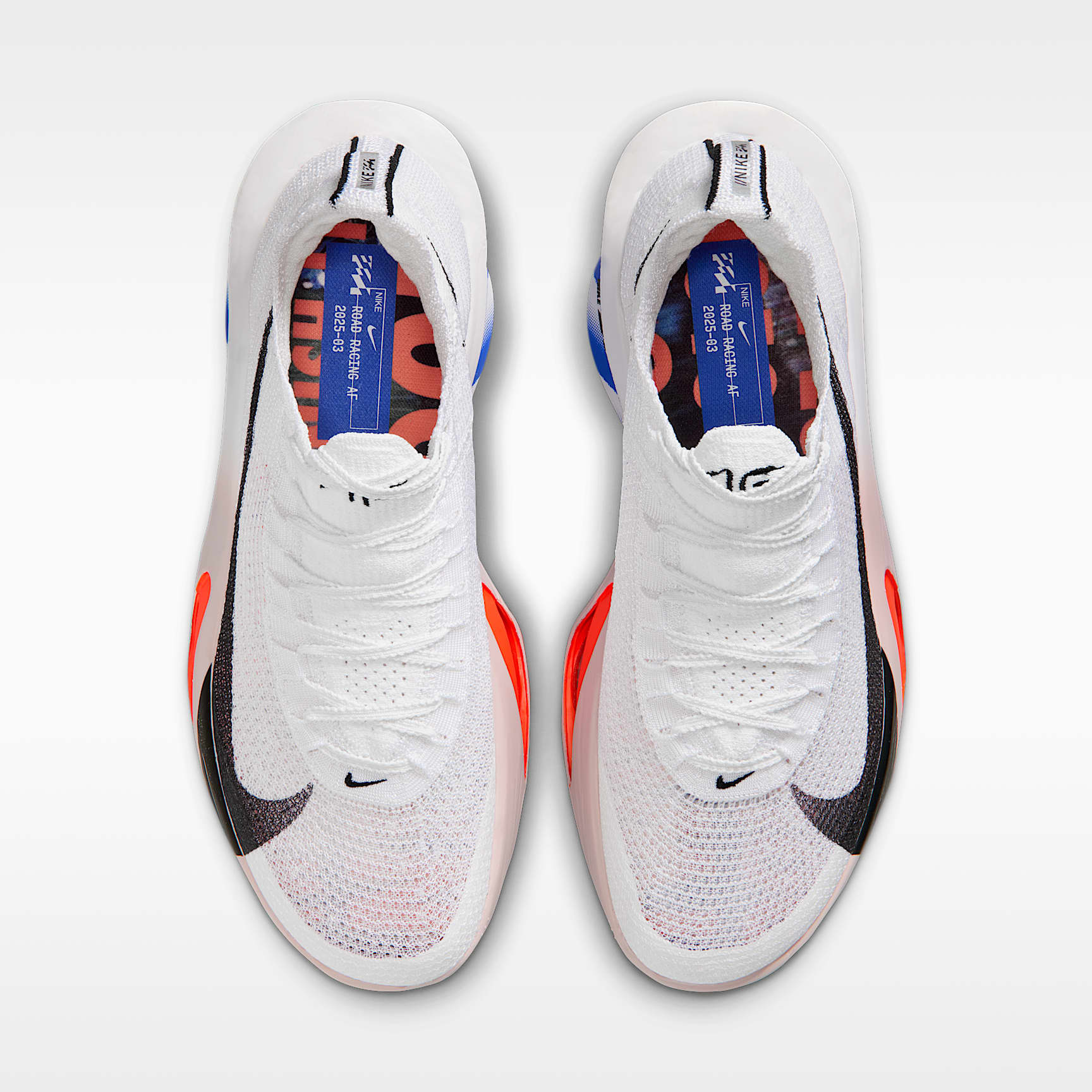 Nike Alphafly 3 Herren-Straßenlaufschuh für Wettkämpfe – Weiß/Platinum Violet/Silt Red/Schwarz