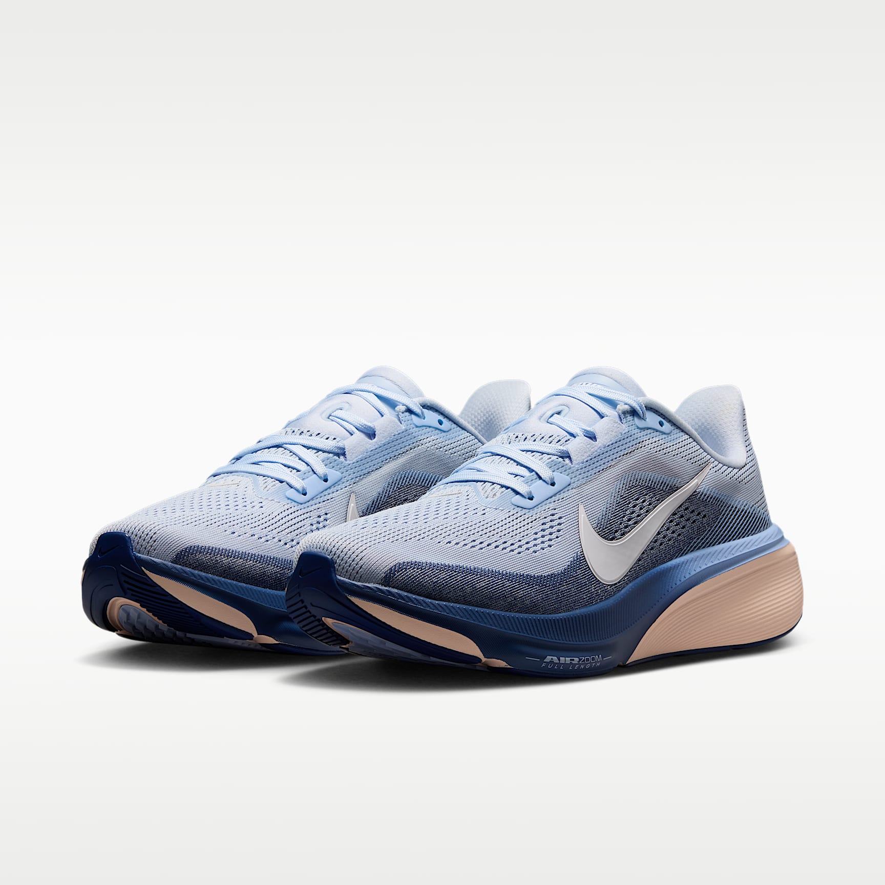Nike Pegasus 42 Straßenlaufschuh (Damen) – Hydrogen Blue/Mystic Navy/Aluminum/Weiß