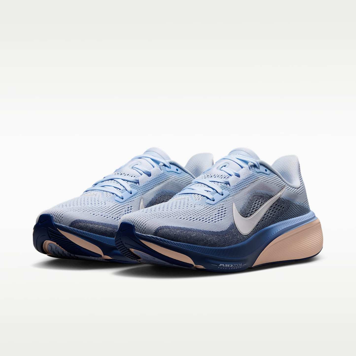 Nike Pegasus 42 Straßenlaufschuh (Damen) – Hydrogen Blue/Mystic Navy/Aluminum/Weiß