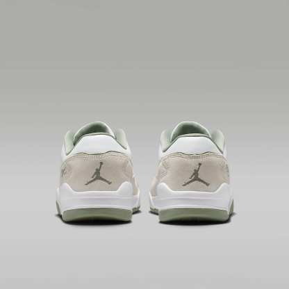 Jordan Flight Court Schuh (Herren) – Weiß/Swan/Jade Stone/Vintage Lichen