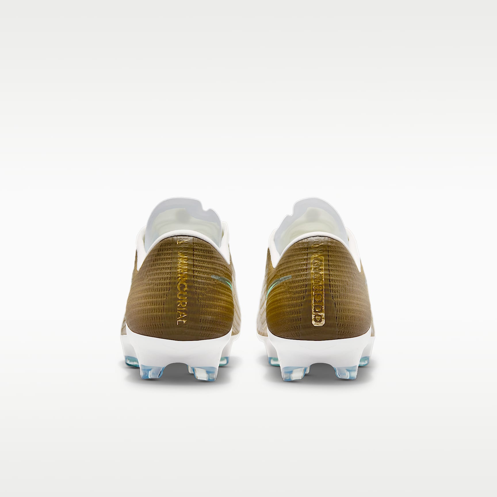 Nike Mercurial Superfly 11 Pro „Kylian Mbappé“ Low-Top-Fußballschuh für normalen Rasen – Metallic Gold/Green Glow
