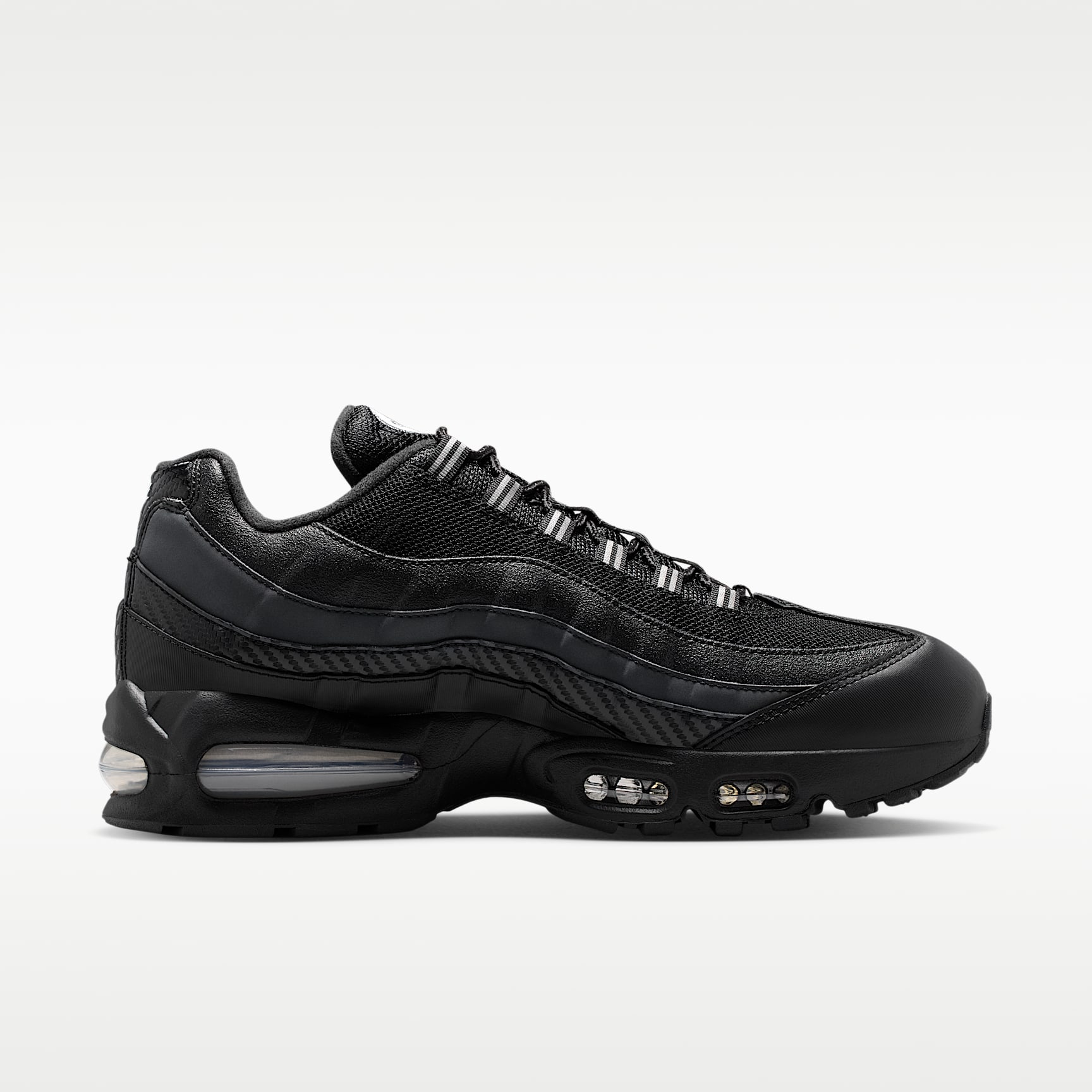 Nike Air Max 95 Big Bubble Schuh (Herren) – Schwarz/Metallic Silver/Cool Grey/Weiß