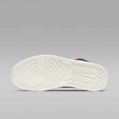 Air Jordan 1 Mid Schuh (Damen) – Particle Beige/Canyon Rust/Sail/Schwarz