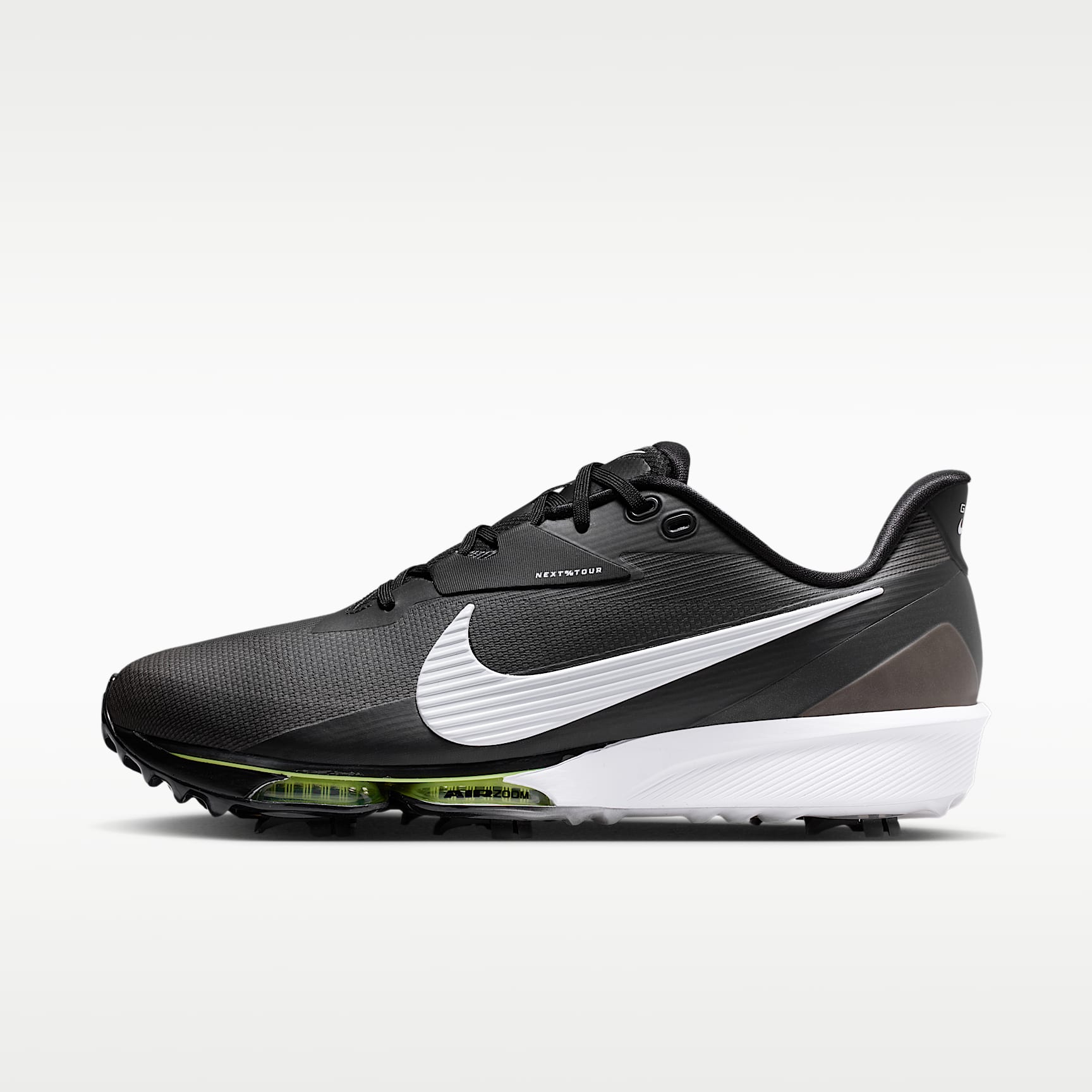 Nike NEXT% TOUR 3 Golfschuh – Schwarz/Light Smoke Grey/Weiß