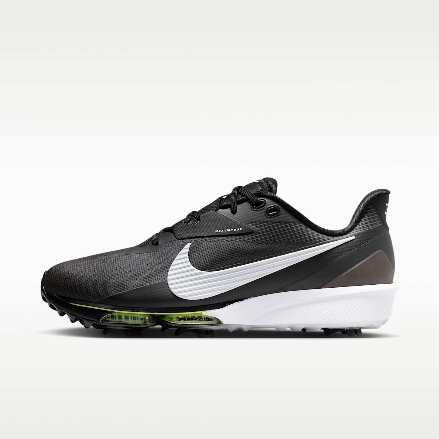 Nike NEXT% TOUR 3 Golfschuh – Schwarz/Light Smoke Grey/Weiß