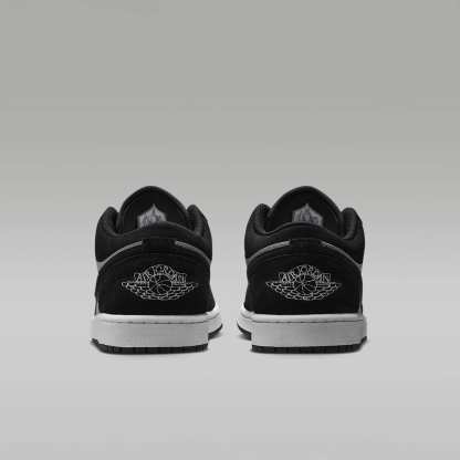 Air Jordan 1 Low Herrenschuh – Schwarz/Light Smoke Grey/Weiß