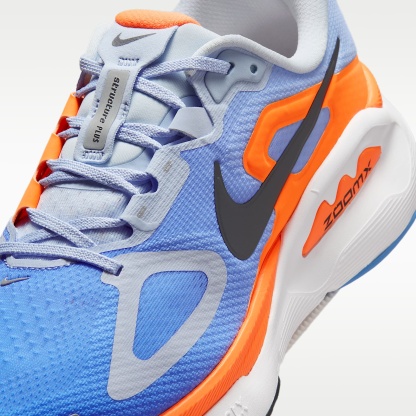 Nike Structure Plus Straßenlaufschuh (Herren) – Hydrogen Blue/Blue Crystal/Total Orange/Off Noir