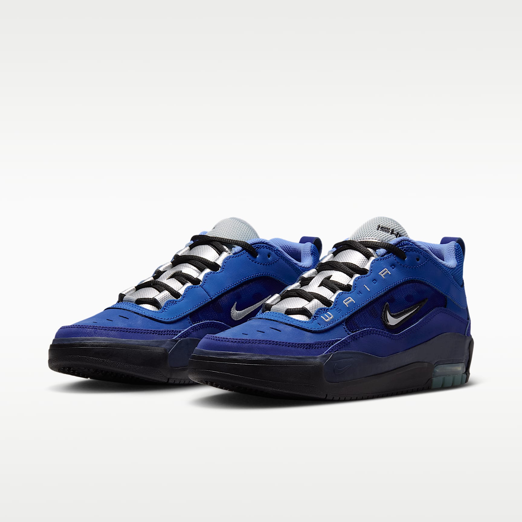 Nike Air Max Ishod Skateboardschuh – Blue Void/Radiant Blue/Bright Blue/Metallic Silver