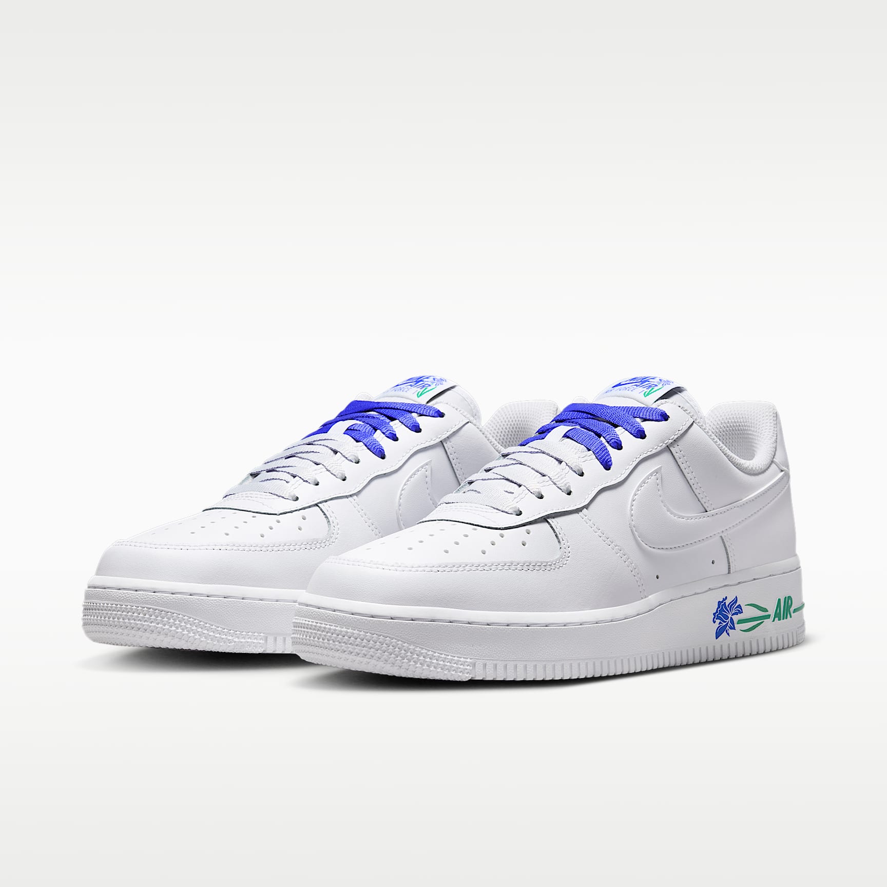 Nike Air Force 1 '07 SE Damenschuh – Weiß/Persian Violet/Stadium Green/Weiß