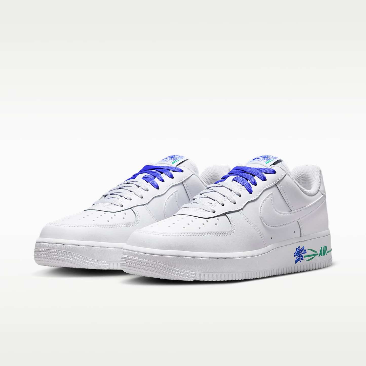 Nike Air Force 1 '07 SE Damenschuh – Weiß/Persian Violet/Stadium Green/Weiß