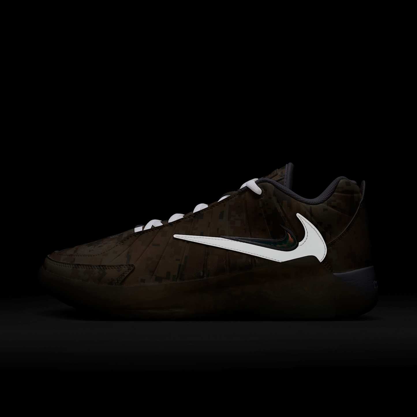 LeBron Witness 9 Basketballschuh – Pale Ivory/Sail/Light Orewood Brown/Weiß