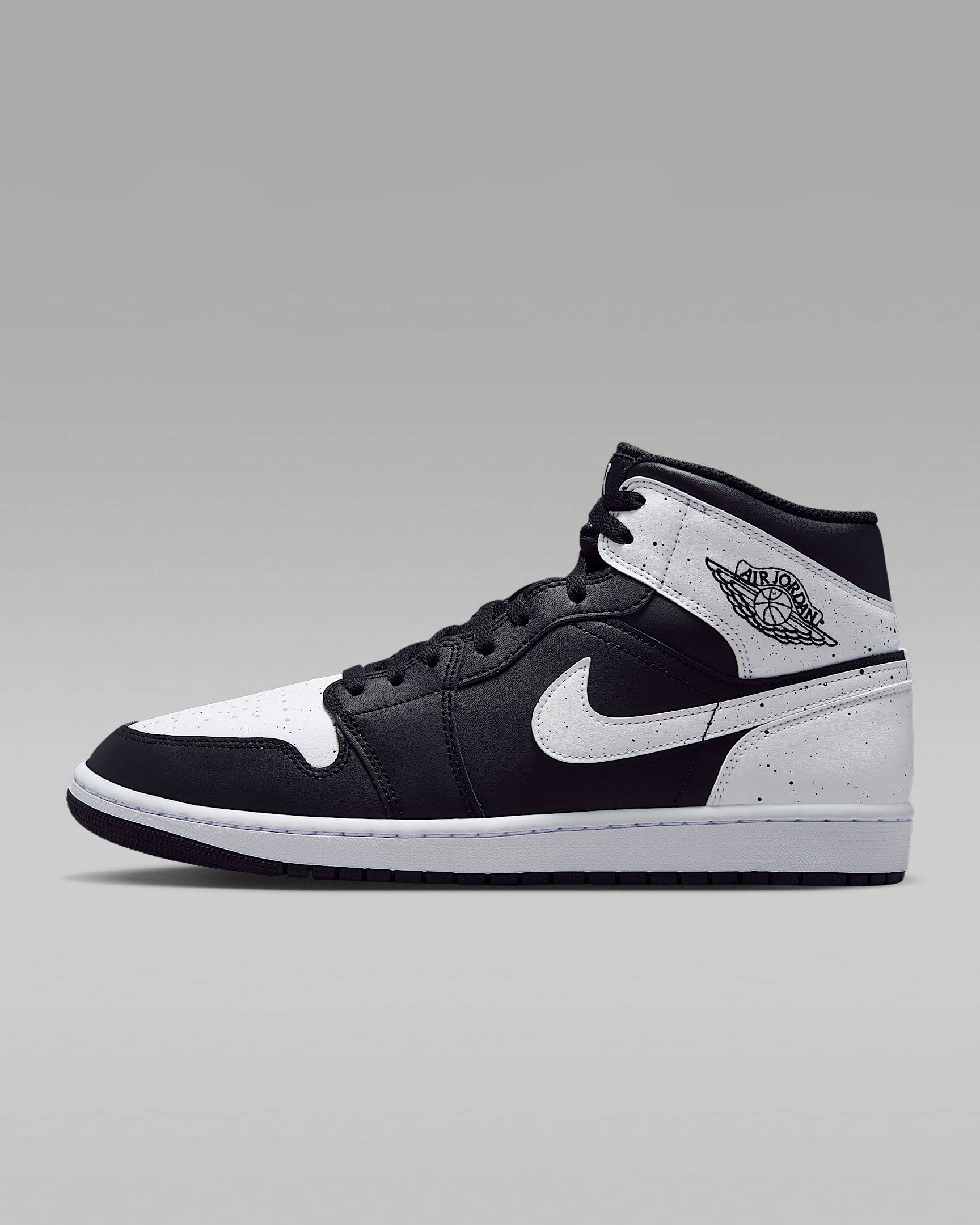 Air Jordan 1 Mid SE Schuh (Herren) – Schwarz/Schwarz/Weiß