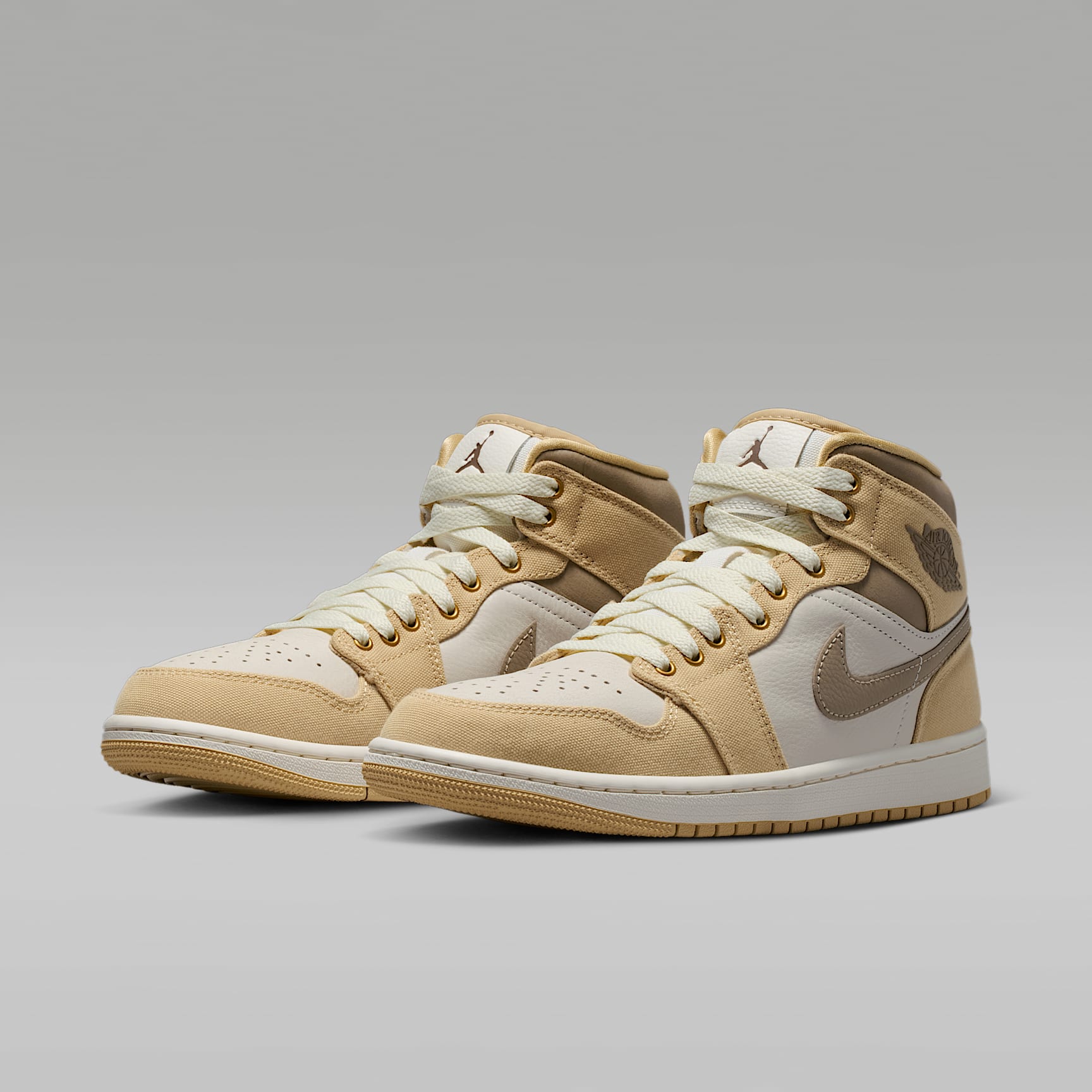 Air Jordan 1 Mid SE Schuh (Damen) – Sesame/Sail/Coconut Milk/Khaki