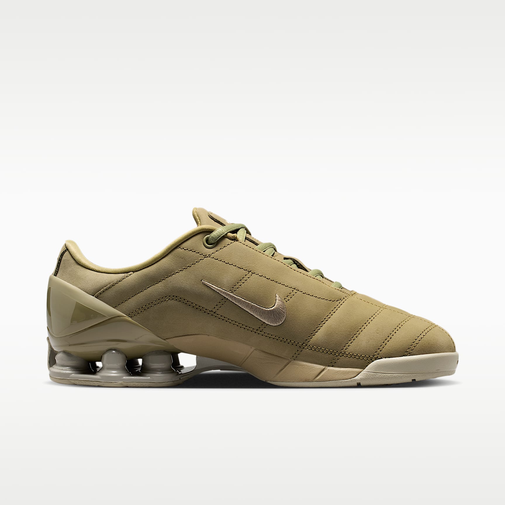 Nike Total 90 Shox Magia Damenschuh – Neutral Olive/Matte Olive/Stone/Metallic Silver