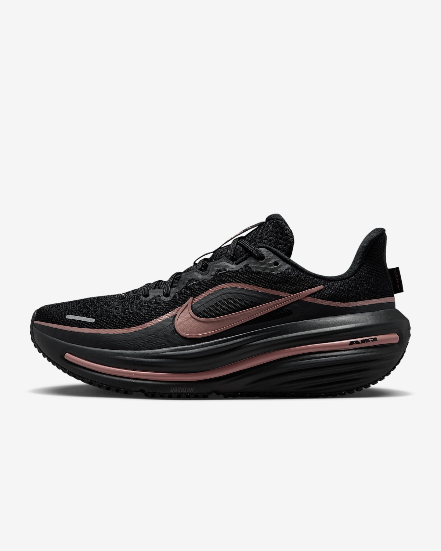 Nike Winflo 12 Straßenlaufschuh (Damen) – Schwarz/Off Noir/Rose Gold/Metallic Rose Gold