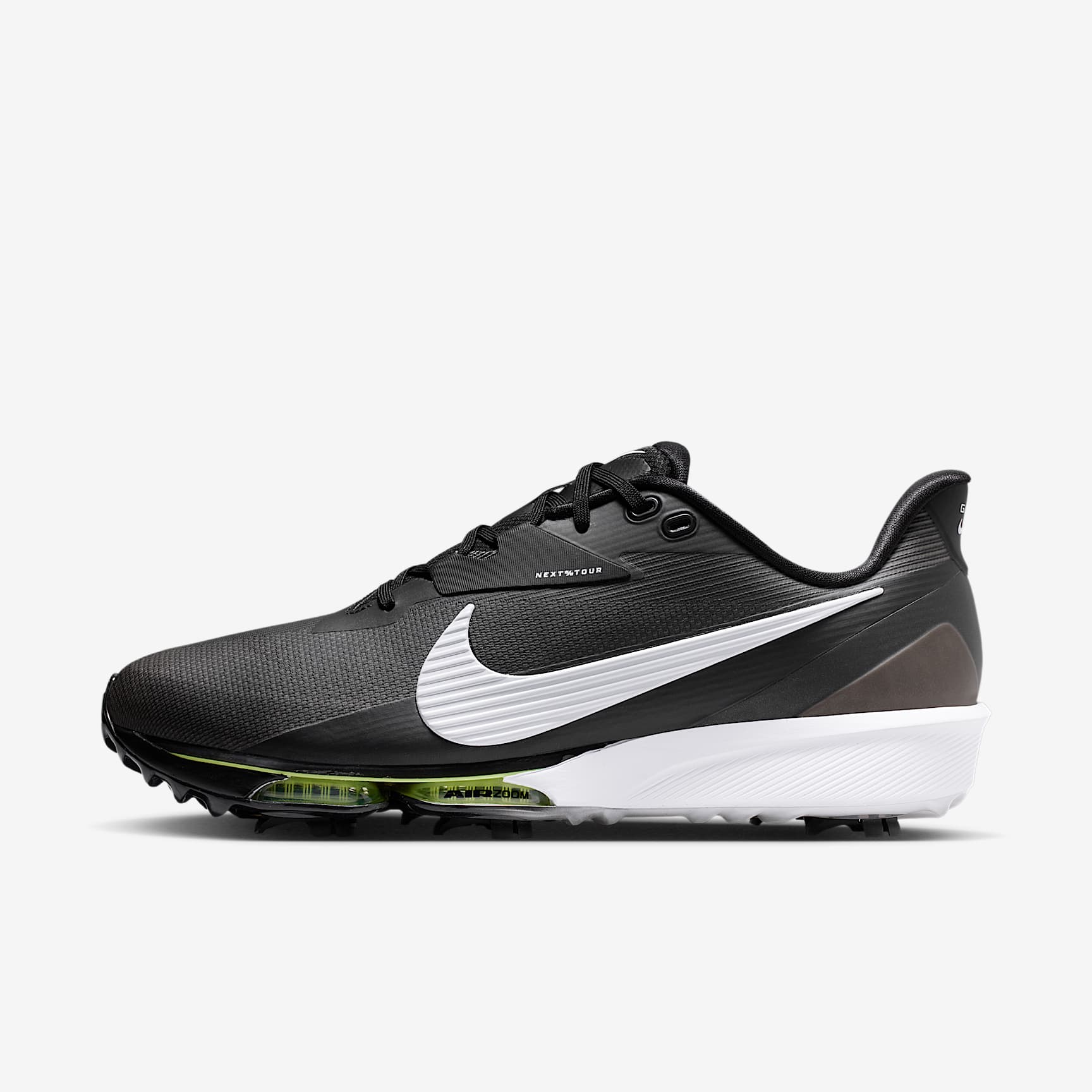 Nike NEXT% TOUR 3 Golfschuh – Schwarz/Light Smoke Grey/Weiß