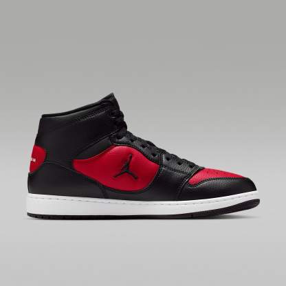 Jordan Court Connect Mid Herrenschuhe – Schwarz/Gym Red/Weiß/Schwarz