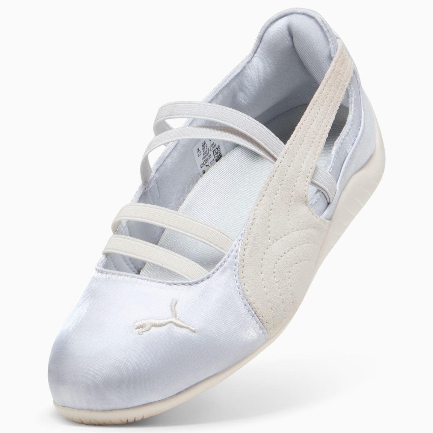 Speedcat Satin Ballet Sneakers Damen - Silver Mist-Warm White