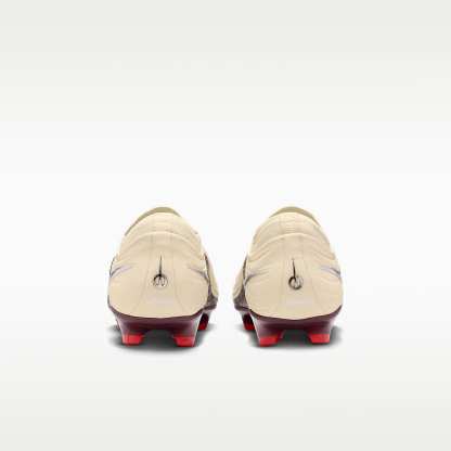 Nike United Tiempo Maestro Elite Low-Top-Fußballschuh für normalen Rasen – Fossil/Burgundy Crush/Metallic Silver