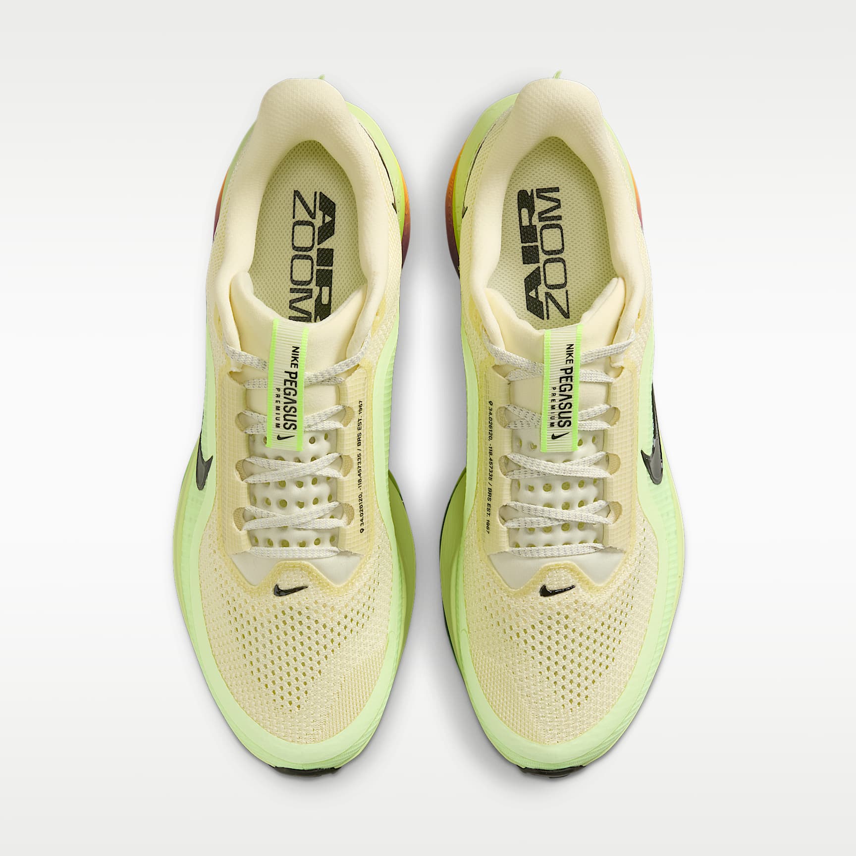 Nike Pegasus Premium Straßenlaufschuh (Herren) – Alabaster/Barely Volt/Volt Ice/Schwarz