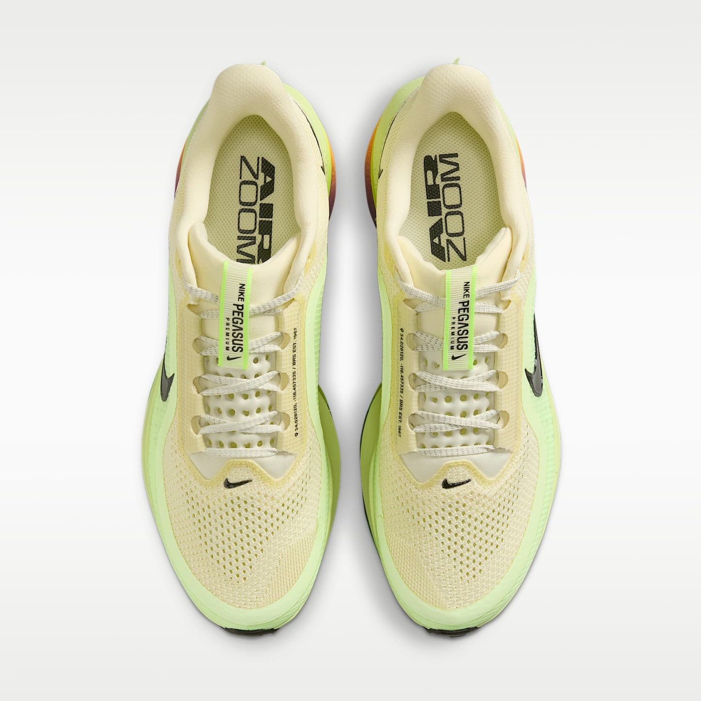 Nike Pegasus Premium Straßenlaufschuh (Herren) – Alabaster/Barely Volt/Volt Ice/Schwarz